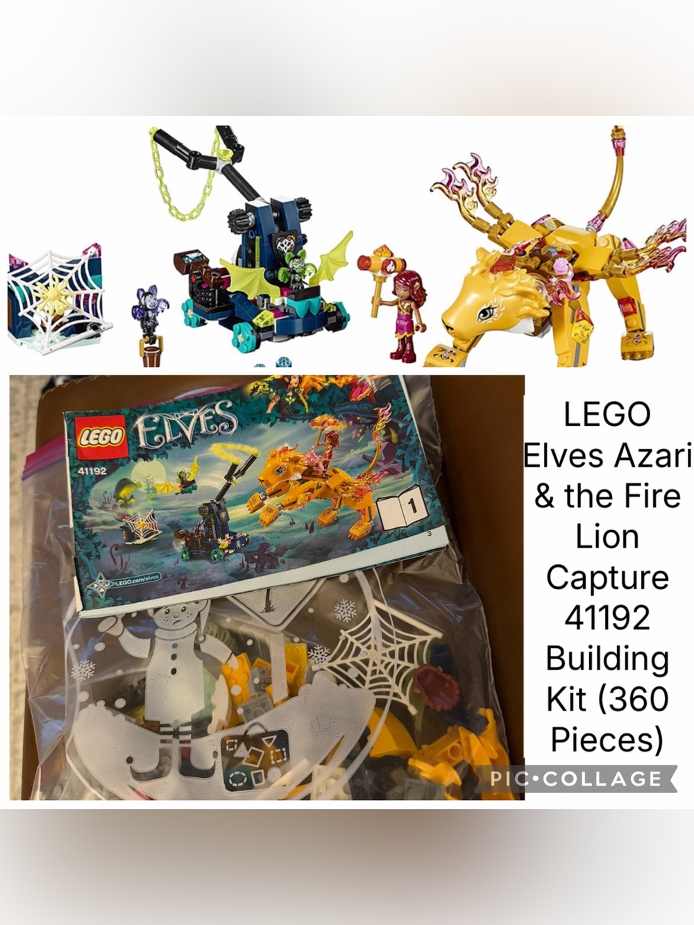LEGO Elves 41192 – Azari & the Fire Lion Capture